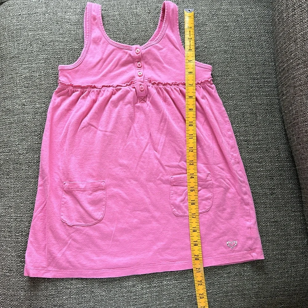Gap Kids Girls Cotton Pink Tank Dress Size 8